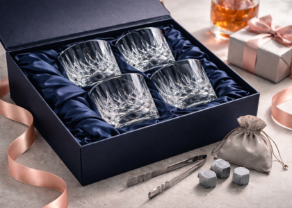 luksusowe szklanki do whisky komplet