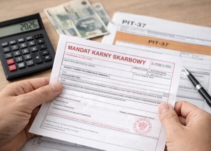 mandat za niezłożenie pit