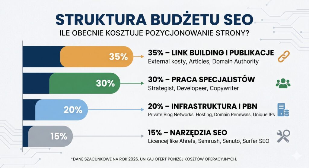 ile kosztuje pozycjonowanie strony